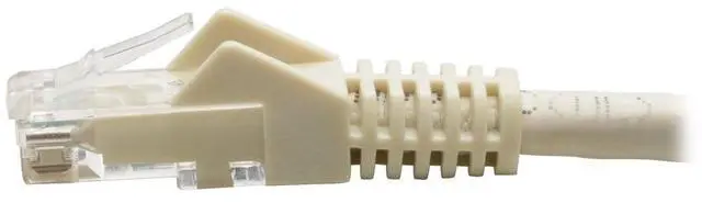 Alt view image 13 of 13 - Tripp Lite 6Ft Cat6 Snagless Molded Patch Cable Utp White Rj45 M/M 6'
