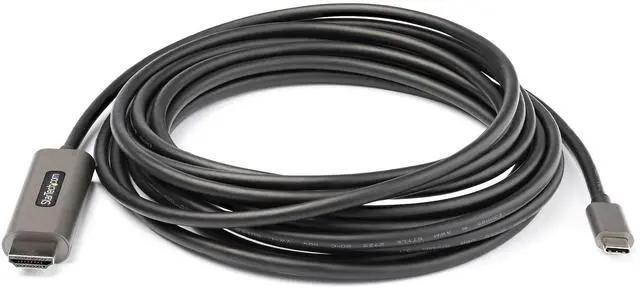 Alt view image 9 of 9 - 6ft (2m) USB C to HDMI Cable 4K 60Hz w/ HDR10 - Ultra HD USB Type-C to 4K HDMI 2.0b Video Adapter Cable - USB-C to HDMI HDR Monitor/Display Converter - DP 1.4 Alt Mode HBR3 (CDP2HDMM2MH)