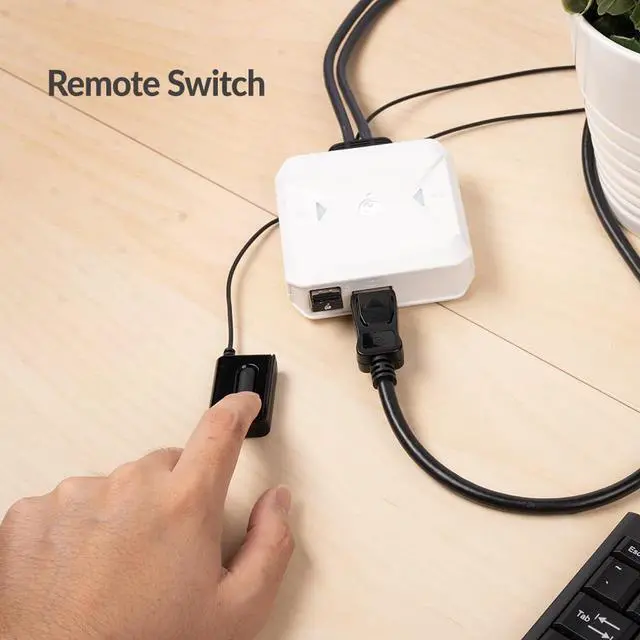 Alt view image 18 of 20 - IOGEAR 2-Port 4K USB-C KVM Switch with DisplayPort output GCS72CC