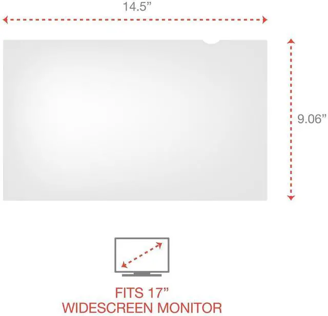 Alt view image 14 of 17 - Black-Out Privacy Filter For 17" Widescreen Notebook/Lcd