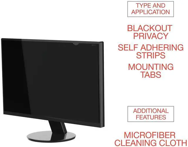 Alt view image 15 of 17 - Black-Out Privacy Filter For 17" Widescreen Notebook/Lcd