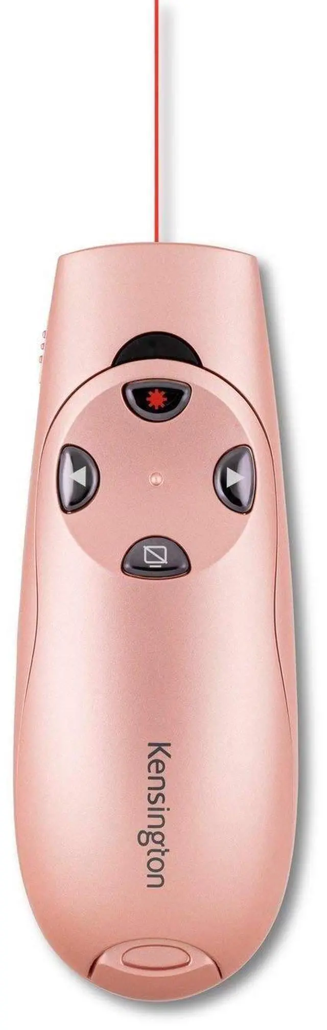 Alt view image 4 of 9 - Kensington Presenter Expert Wireless with Red Laser - Rose Gold - Wireless - Radio Frequency - 2.40 GHz - Rose Gold - USB - 6 Button(s)