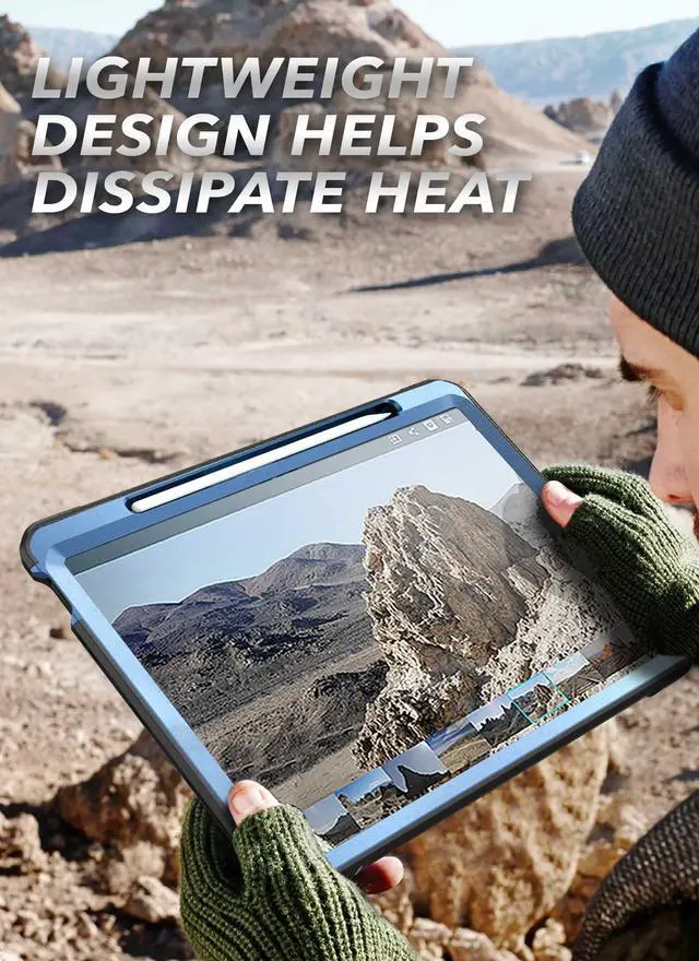 Alt view image 6 of 6 - Supcase For Ipad 10Th Generation Case With Screen Protector (Unicorn Beetle Pro)  [Built-In Stand & Pencil Holder] Heavy Duty Rugged Protective Case For Ipad 10Th Gen 10.9 Inch (2022)  Blue