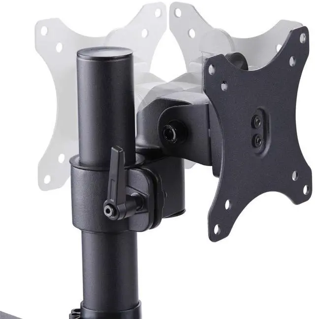 Alt view image 15 of 15 - Startech Triple monitor desk mount with support up to 27" monitors with height adjustable articulating arms - VESA 75x75/100x100, Tool-Less Arm Adjustments, C-Clamp/Grommet Mount
