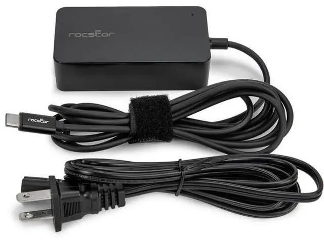 Alt view image 8 of 10 - Rocstor 45W Smart USB-C Laptop Power Adapter Charger - Compatible and perfect fit for Dell, HP®, Lenovo®, Microsoft® Surface®(23W, 24W) Power Supply, Apple