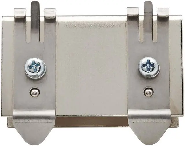 Alt view image 10 of 12 - Eaton Tripp Lite Series 3-Port Metal DIN-Rail Mounting Module for Snap-In Keystone Jacks and Couplers Silver TAA