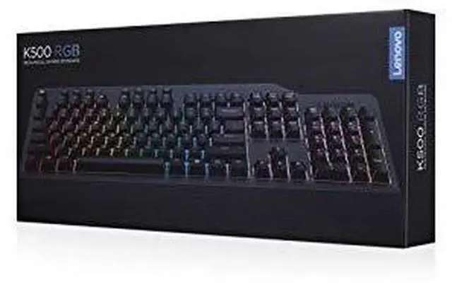 Alt view image 19 of 19 - Lenovo Legion K500 RGB Mechanical Gaming Keyboard - US English, For Gaming