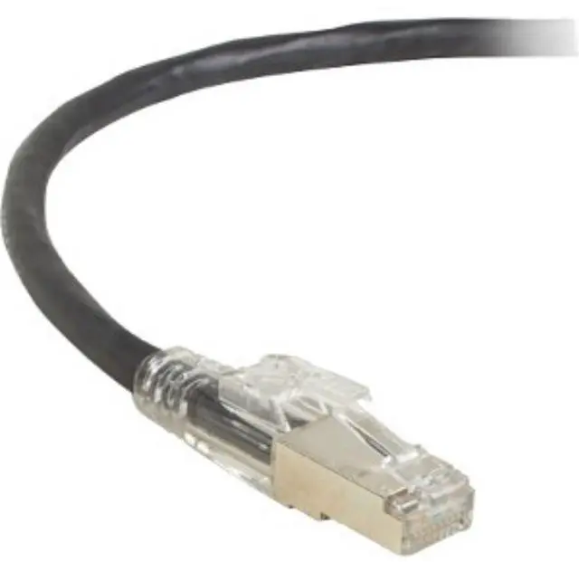 Alt view image 4 of 4 - GigaTrue® 3 CAT6 250-MHz Lockable, Shielded, Stranded, Backbone PVC Cable (Sc/FTP), 10-ft. (3.0-m), Black