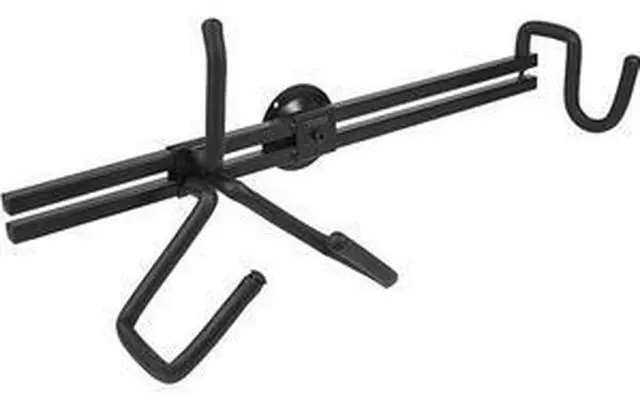 Alt view image 5 of 8 - Monoprice Electric Guitar Wall Mount, Black, Horizontal Hanger / Holder, 23in Bracket Length, Store or Display For All Standard Sized Electric Guitars