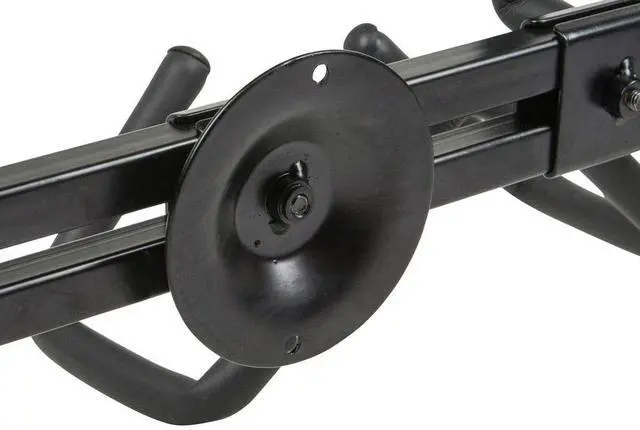 Alt view image 7 of 8 - Monoprice Electric Guitar Wall Mount, Black, Horizontal Hanger / Holder, 23in Bracket Length, Store or Display For All Standard Sized Electric Guitars