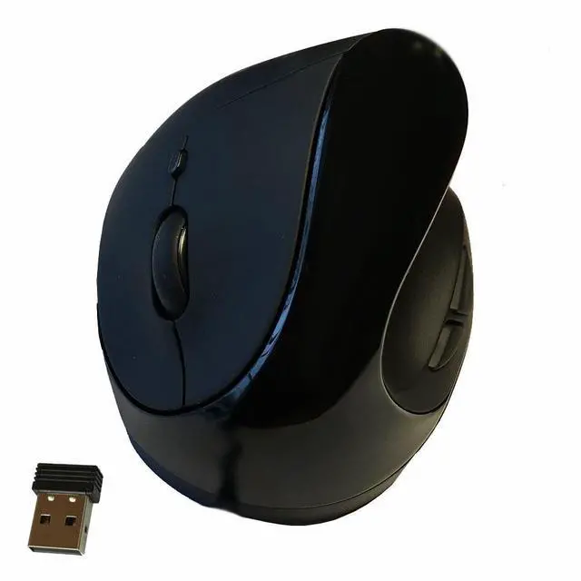 Alt view image 4 of 6 - ERGOGUYS LLC EM011-BKW BLACK ERGONOMIC WIRELESS VERTICAL MOUSE
