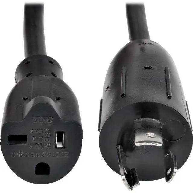 Alt view image 11 of 11 - Tripp Lite 6In Power Cord Adapter Cable L5-20P To 5-20R Heavy Duty 20A 12Awg 6"