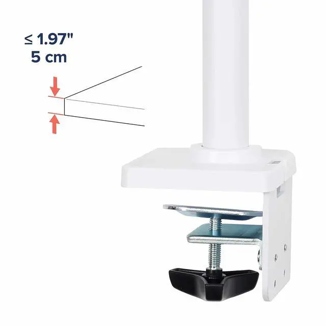 Alt view image 12 of 12 - Ergotron Nx Desk Mount Monitor Arm White 45-669-216