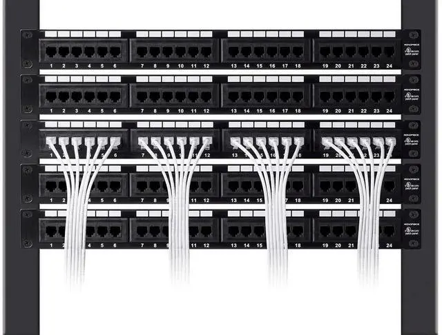 Alt view image 17 of 18 - Monoprice Cat6 Ethernet Patch Cable - 1 Feet - Black | Network Internet Cord - Snagless RJ45 Stranded 550MHz UTP CMR Riser Rated Pure Bare Copper Wire 28AWG - SlimRun Series