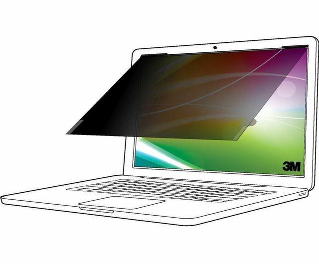Alt view image 2 of 16 - 3M Bright Screen Privacy Filter for 14.1in Laptop 16:10 BP141W1B
