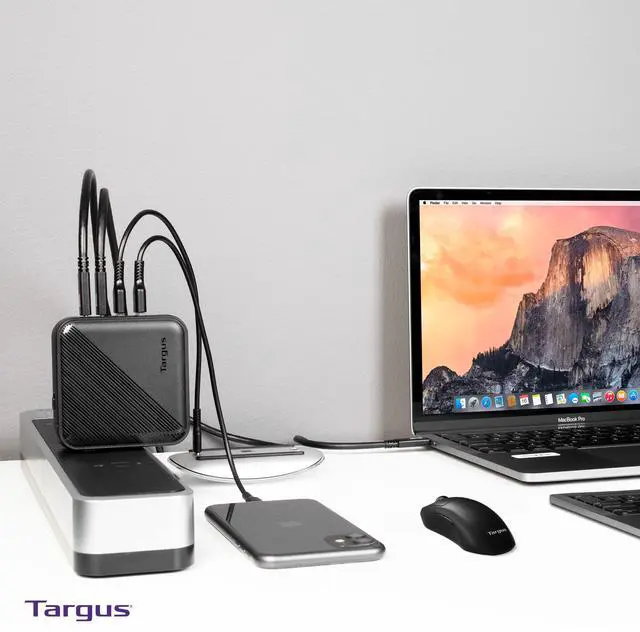 Alt view image 14 of 14 - Targus PowerElite 100W GaN Wall Charger