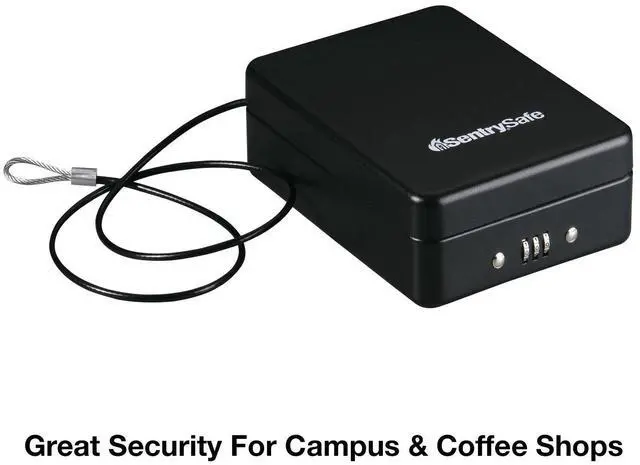 Alt view image 18 of 20 - P005C Portable Combination-Lock Security Safe 0.05 cu ft 5.9 x 8 x 2.6 Black