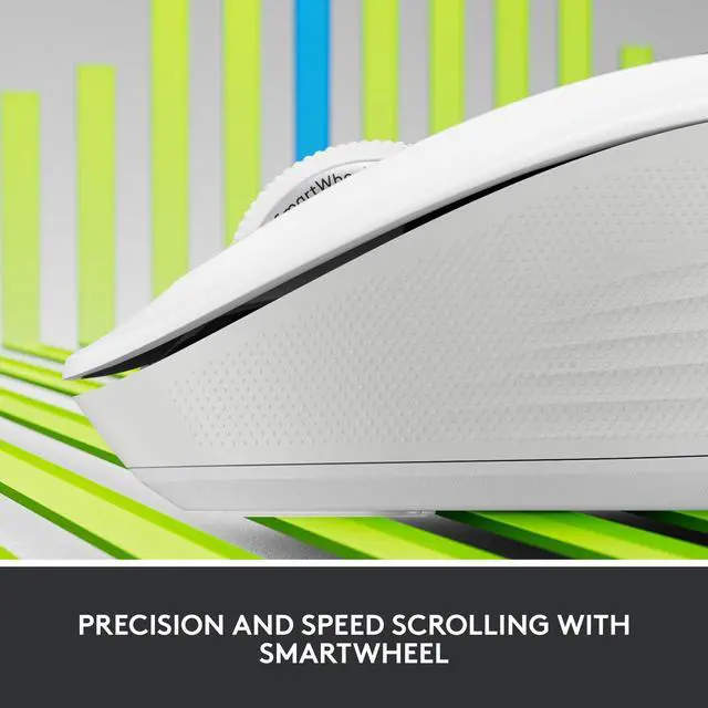 Alt view image 15 of 19 - Logitech Signature M550 Wireless Mouse For Small to Medium Sized Hands 2-Year Battery Silent Clicks Off-white 910006592