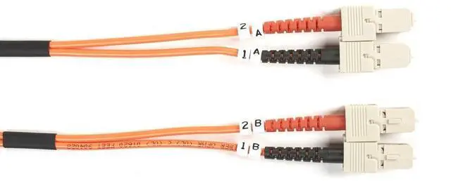 Alt view image 9 of 9 - Black Box 62.5-Micron Multimode Value Line Patch Cable, SC-SC, 2-m (6.5-ft.)