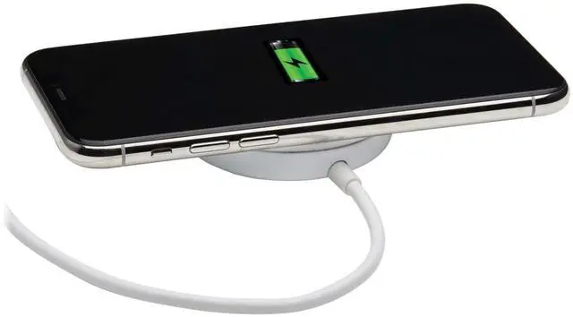 Alt view image 3 of 7 - 15W Wireless Charging Pad USB C White U280MS005
