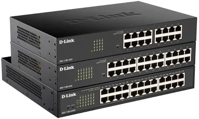 Alt view image 11 of 13 - D-Link 16-Port Gigabit Smart Managed Switch | Web Managed | Cable Diagnostics | NDAA Compliant - (DGS-1100-16V2)