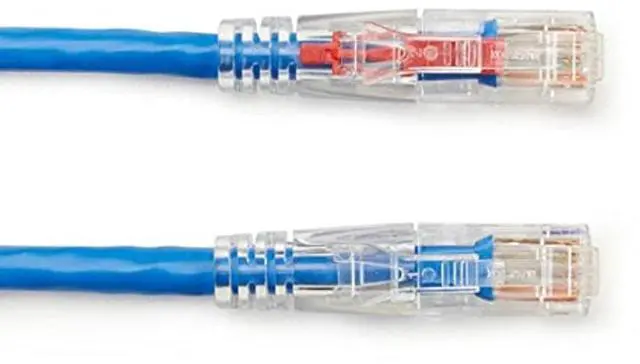 Alt view image 5 of 7 - BLACK BOX C6PC70-BL-02 CAT6 550-MHZ STRANDED ETHERNET PATCH CABLE - UNSHIELDED (UTP), CM PVC, LOCKING S