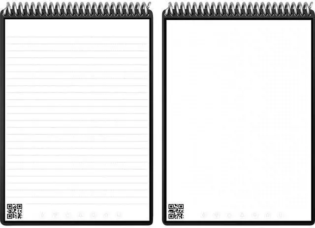 Alt view image 4 of 6 - Flip Smart Notepad Black Dot Grid Rule 6x8.8 White 18 Sheets FLPERCAFR