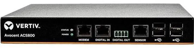 Alt view image 4 of 20 - Avocent ACS804MEAC-400 Acs Advanced Console Server - Console Server - 4 Ports - Gige, Rs-232 - 1U