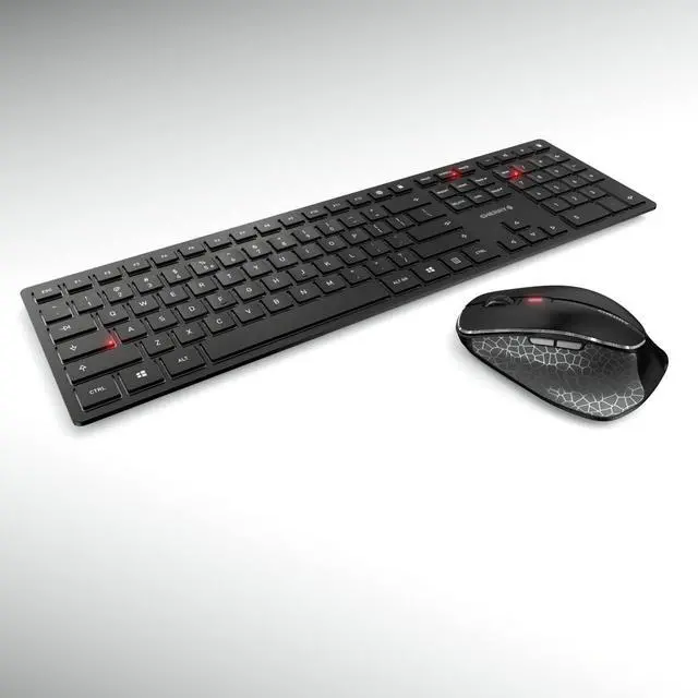 Alt view image 11 of 15 - CHERRY DW 9500 SLIM Wireless Desktop w/ Bluetooth and RF Transmission JD9500US2