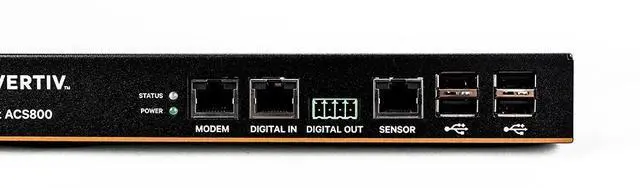 Alt view image 20 of 20 - Avocent ACS804MEAC-400 Acs Advanced Console Server - Console Server - 4 Ports - Gige, Rs-232 - 1U