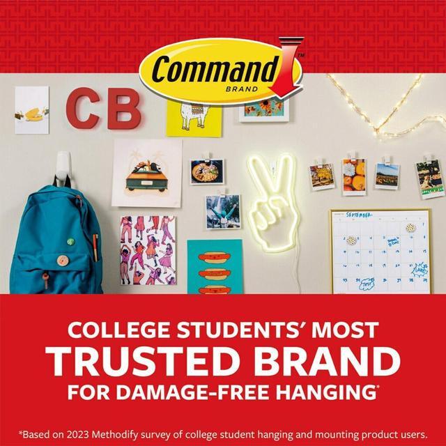 Alt view image 17 of 17 - Command 20 lb Picture Hanging Strips White 8 Pairs (17217-8ES)