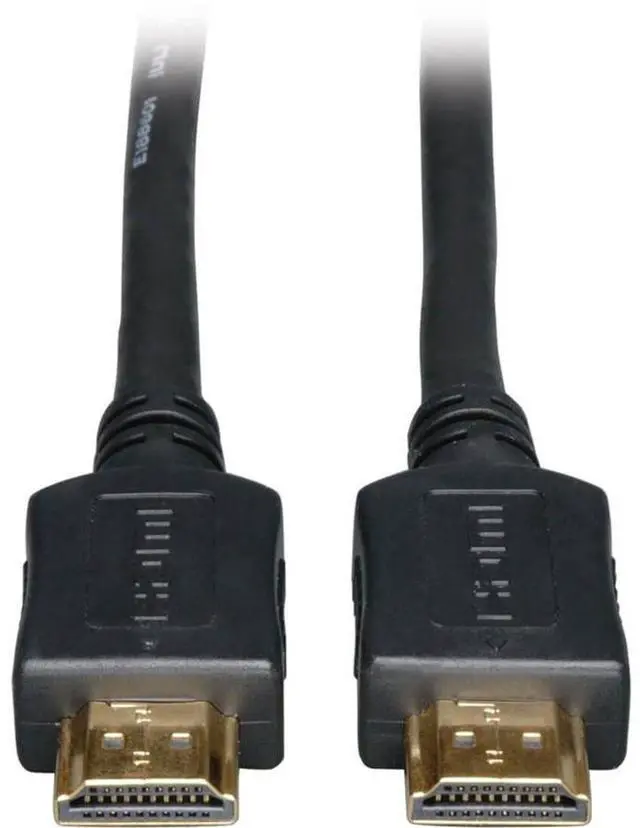 Alt view image 5 of 8 - Tripp Lite Hdmi Cable High-Speed With Ethernet 4K No Booster M/M Black 40Ft