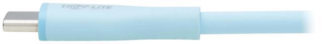 Alt view image 16 of 17 - Tripp Lite Safe-IT USB-A to Lightning Sync/Charge Antibacterial Cable (M/M), Ultra Flexible, MFi Certified, Light Blue, 6 ft. (1.83 m) Modle M100AB-006-S-LB