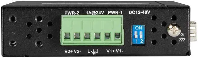 Alt view image 5 of 5 - black box lgc280 series gigabit industrial media converter sfp - 1 x network (rj-45) - gigabit ethernet - 10/100/1000base-t, 1000base-x - 1 x expansion slots - sfp (mini-gbic) - 1 x sfp slots - rail-m