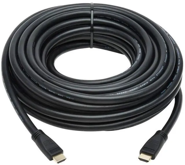 Alt view image 8 of 8 - Tripp Lite Hdmi Cable High-Speed With Ethernet 4K No Booster M/M Black 40Ft