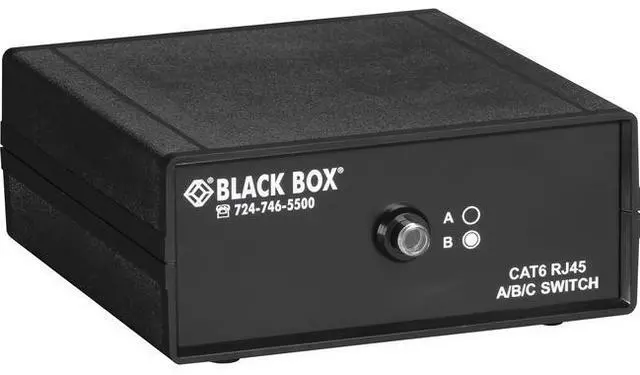 Alt view image 3 of 6 - Black Box SW1030A 10-GbE Manual Switch