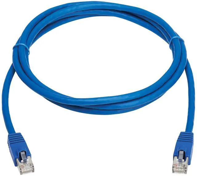 Alt view image 10 of 11 - Eaton Tripp Lite Series Cat8 40G Snagless SSTP Ethernet Cable RJ45 M/M PoE Blue 5 ft. 1.5 m