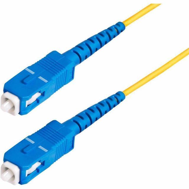Alt view image 11 of 15 - StarTech 100m 328ft SC to SC Simplex Fiber Optic Cable Jumper  SPSMSCSCOS2100M