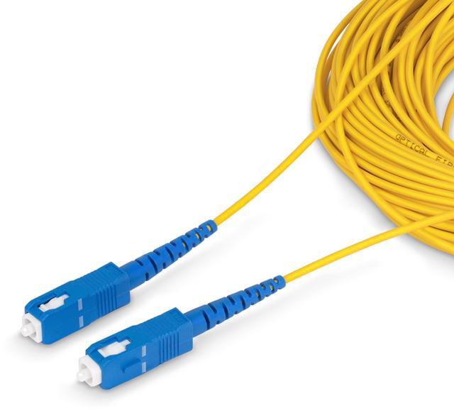 Alt view image 14 of 15 - StarTech 100m 328ft SC to SC Simplex Fiber Optic Cable Jumper  SPSMSCSCOS2100M