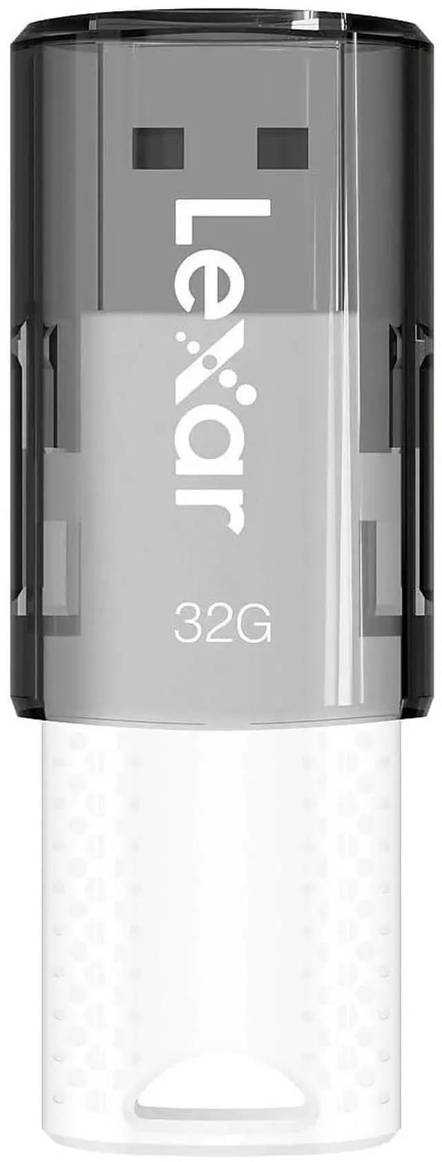 Alt view image 7 of 8 - Lexar JumpDrive S60 32GB USB 2.0 Type A Flash Drive Grey/White 3/Pack (LJDS60-32GB3NNU)