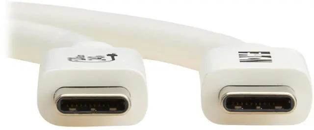 Alt view image 7 of 7 - Tripp Lite series USB4 20Gbps Cable (M/M), White, 6.6 ft. U521-1P0M-WH20G