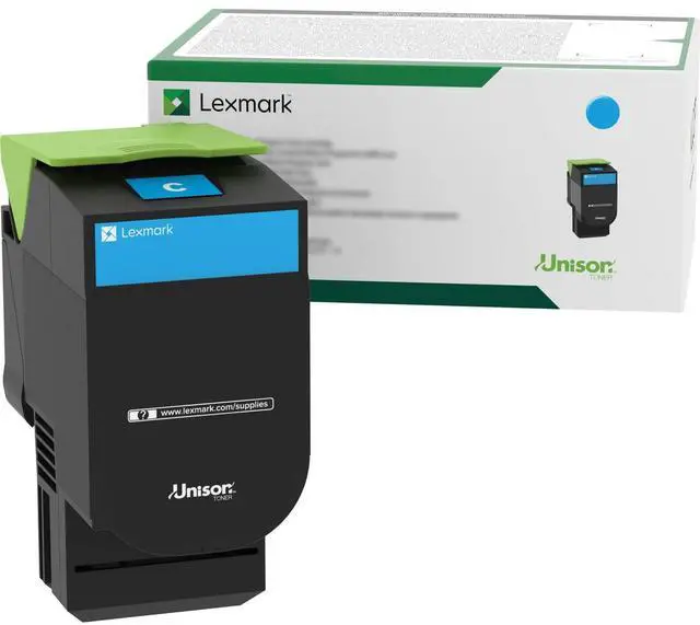 Alt view image 9 of 11 - Lexmark 70C00CG TAA Return Program Toner Cartridge - Cyan
