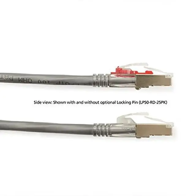 Alt view image 7 of 8 - Black Box GigaTrue 3 2ft RJ-45 M/M Cat6 UTP Patch Network Cable Gray