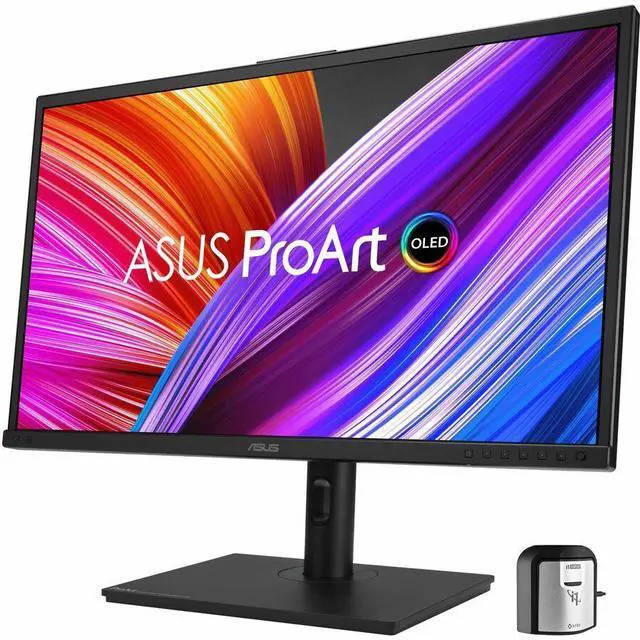 Alt view image 4 of 10 - ASUS ProArt Display OLED PA27DCE-K Professional Monitor 27-inch (26.9-inch viewable), OLED, 4K UHD (3840 x 2160), 99% DCI-P3, HDR-10, HLG, E < 1, USB-C PD 80W