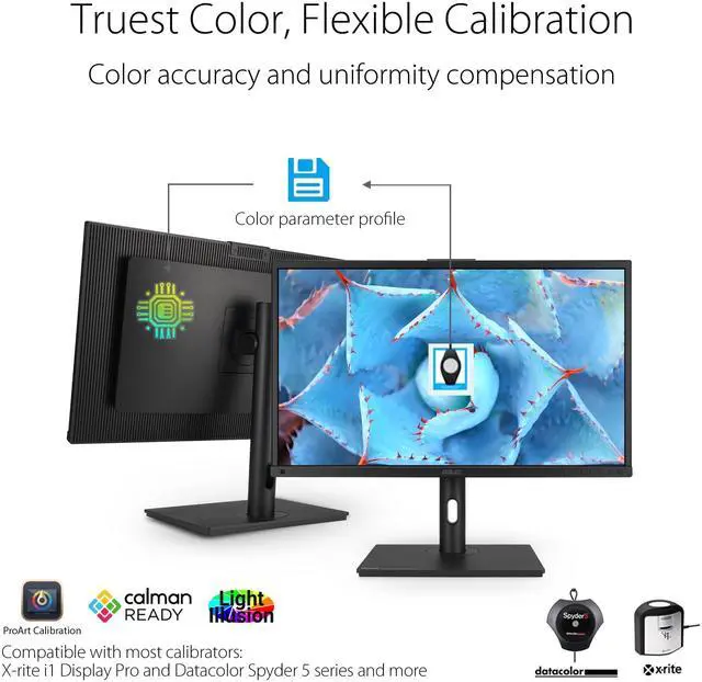 Alt view image 8 of 10 - ASUS ProArt Display OLED PA27DCE-K Professional Monitor 27-inch (26.9-inch viewable), OLED, 4K UHD (3840 x 2160), 99% DCI-P3, HDR-10, HLG, E < 1, USB-C PD 80W