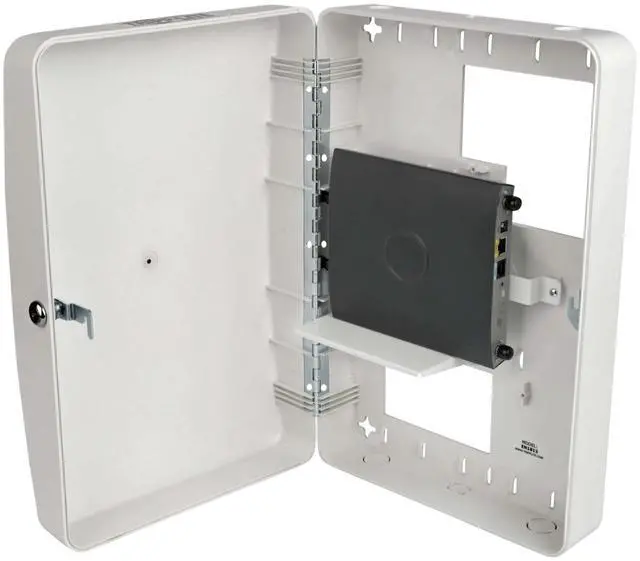 Alt view image 14 of 14 - Tripp Lite EN1812 Mounting Box for Wireless Access Point Router Modem White