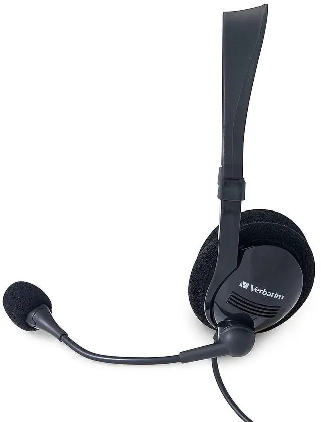Alt view image 17 of 20 - Verbatim Stereo USB Headset with Microphone and in-Line Remote