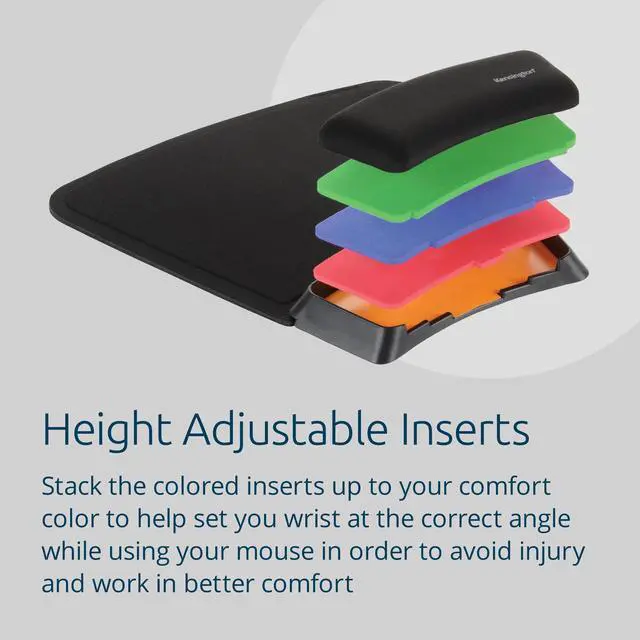 Alt view image 15 of 18 - Kensington Smartfit Mouse Pad Stacked With Wrist Support