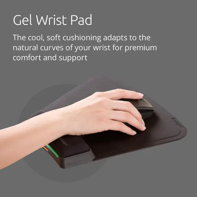 Alt view image 17 of 18 - Kensington Smartfit Mouse Pad Stacked With Wrist Support