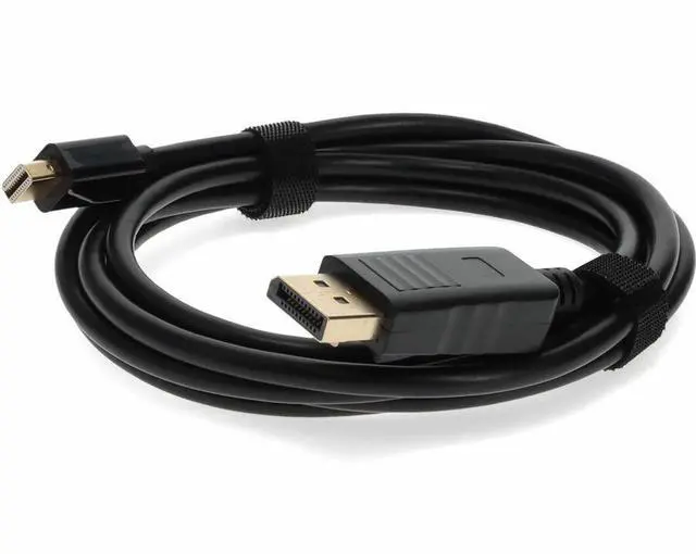 Alt view image 2 of 2 - AddOn 10ft Mini-DisplayPort 1.1 M/M Cable Black MINIDP2DPMM10